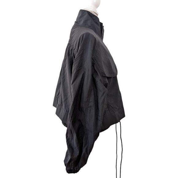 Athleta Canopy Parachute Jacket Short Black Lightweight Windbreaker Size M NWT - Picture 6 of 13